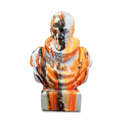 Willem van Oranje by Antoni Dragan - Orange, Black and White