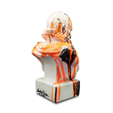 Willem van Oranje by Antoni Dragan - Orange, Black and White