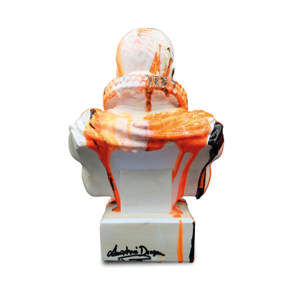 Willem van Oranje by Antoni Dragan - Orange, Black and White